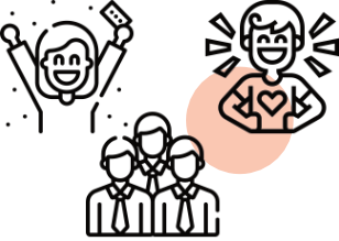 Motivierte<br> MitarbeiterInnen